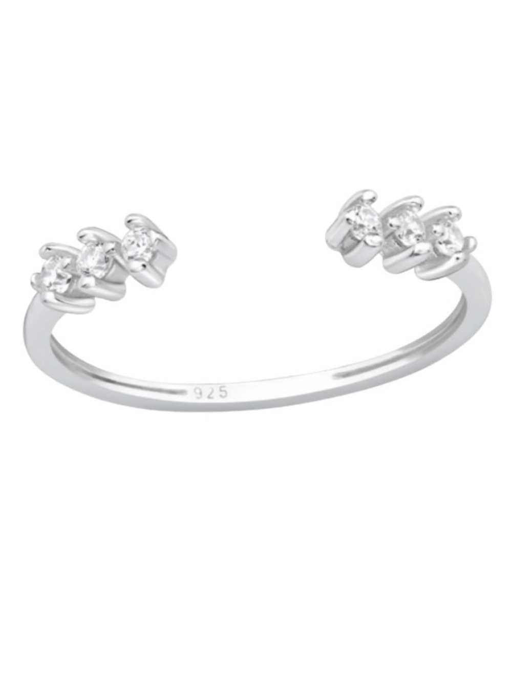 Sterling Silver Sparking Adjustable Toe Ring